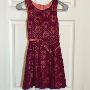 NWT Speechless Sleeveless Girls Dress Size 8 Lace